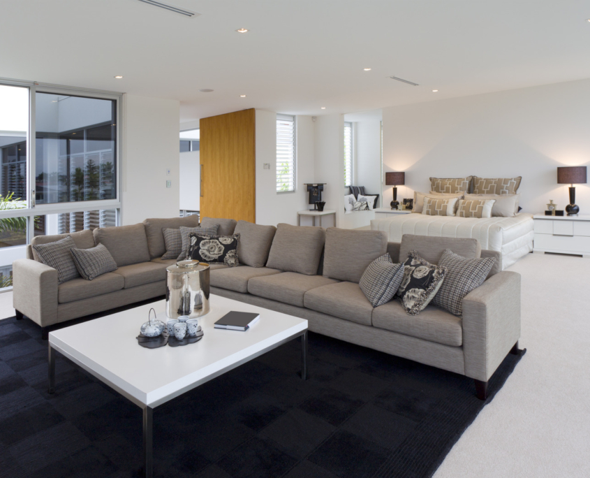 Bedroom and living room